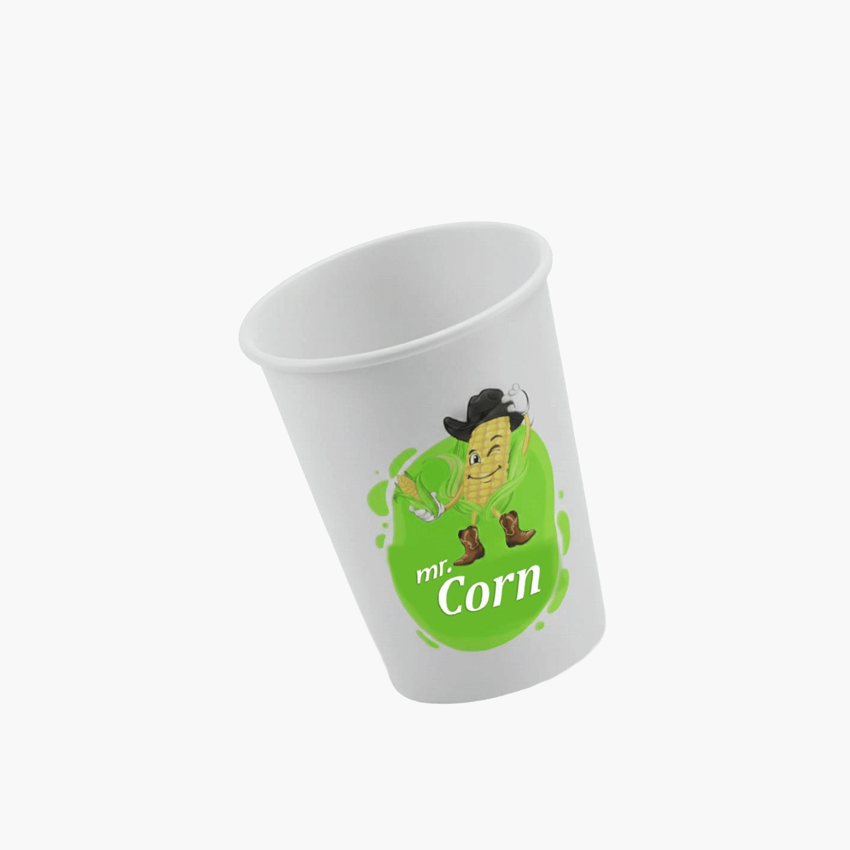 22oz paper chip cups MR Corn 50 pack